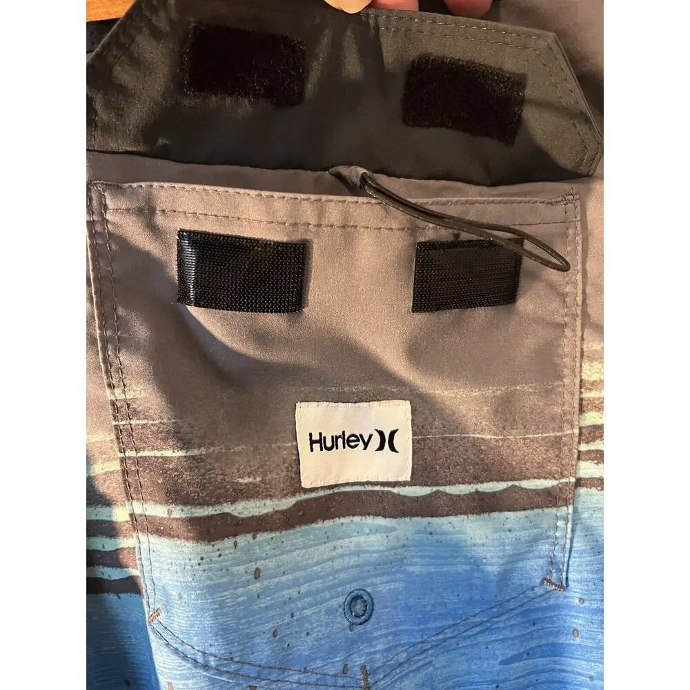 Hurley Overspray Phantom Boardshorts Size 34 Swim Trunks Shorts